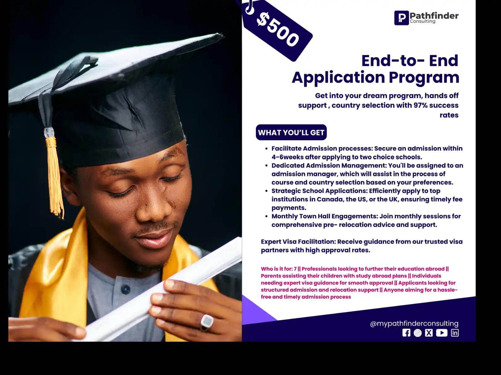 END TO END ADMISSION PROGRAM (BALANCE PAYMENT)