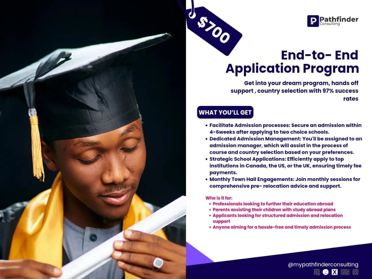 END TO END ADMISSION PROGRAM ONE TIME PAYMENT